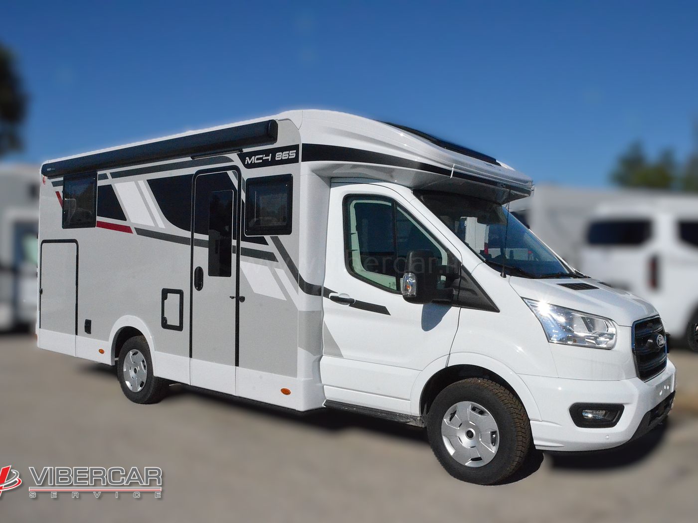 Mc4 865- semintegrale con maxi garage - letti gemelli e matrimoniale basculante